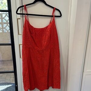 Old Navy Red Eyelet Sundresz
